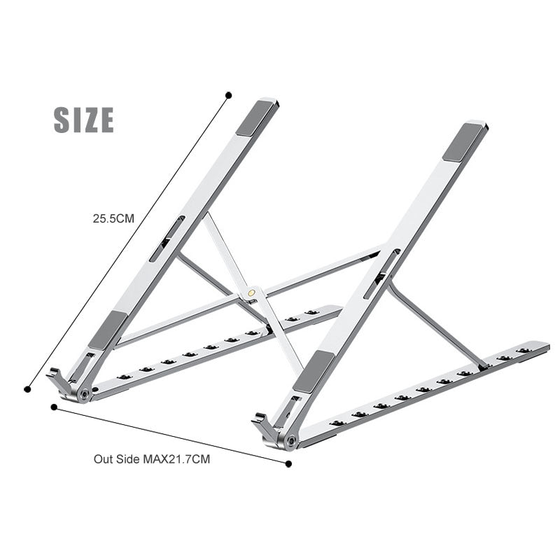 Creative Adjustable Aluminum Laptop Stand (Portable)