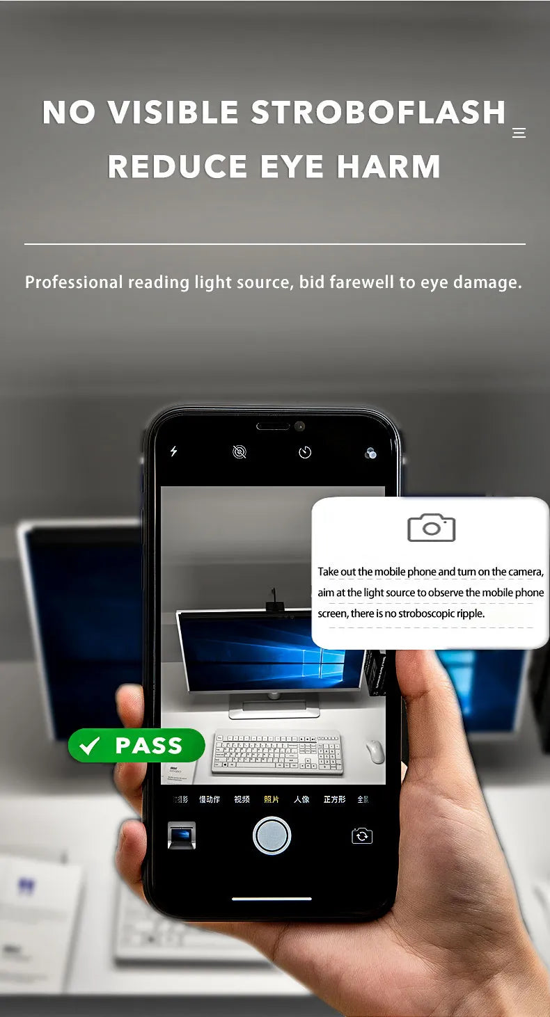 Asymmetric Office Eye Protection Screen Light