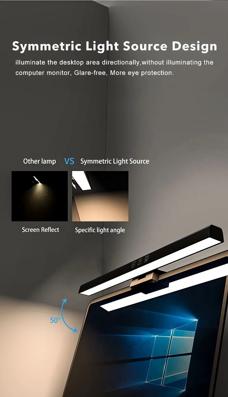 Asymmetric Office Eye Protection Screen Light